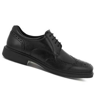 Men's Ecco Helsinki 2.0 Wing Tip Tie Dress Shoes Black | SG 517HAP